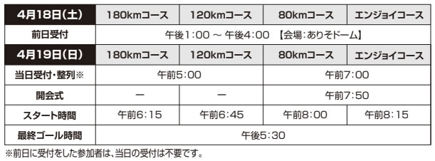 2026スケジュール